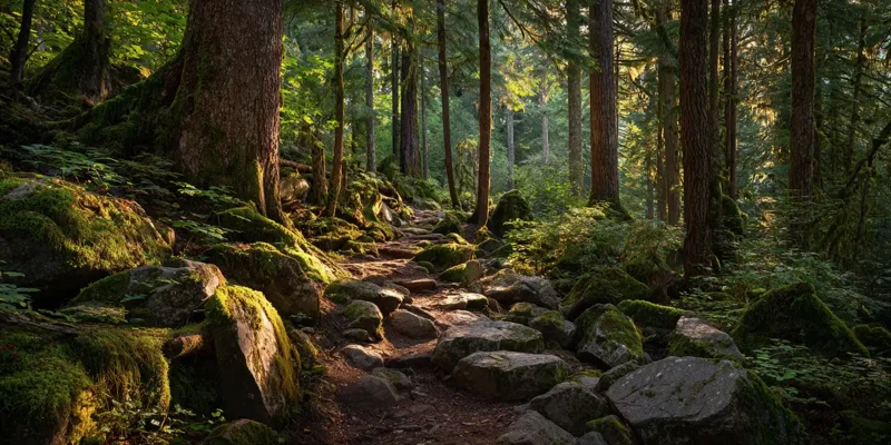 Abstract representation of interconnected structural elements